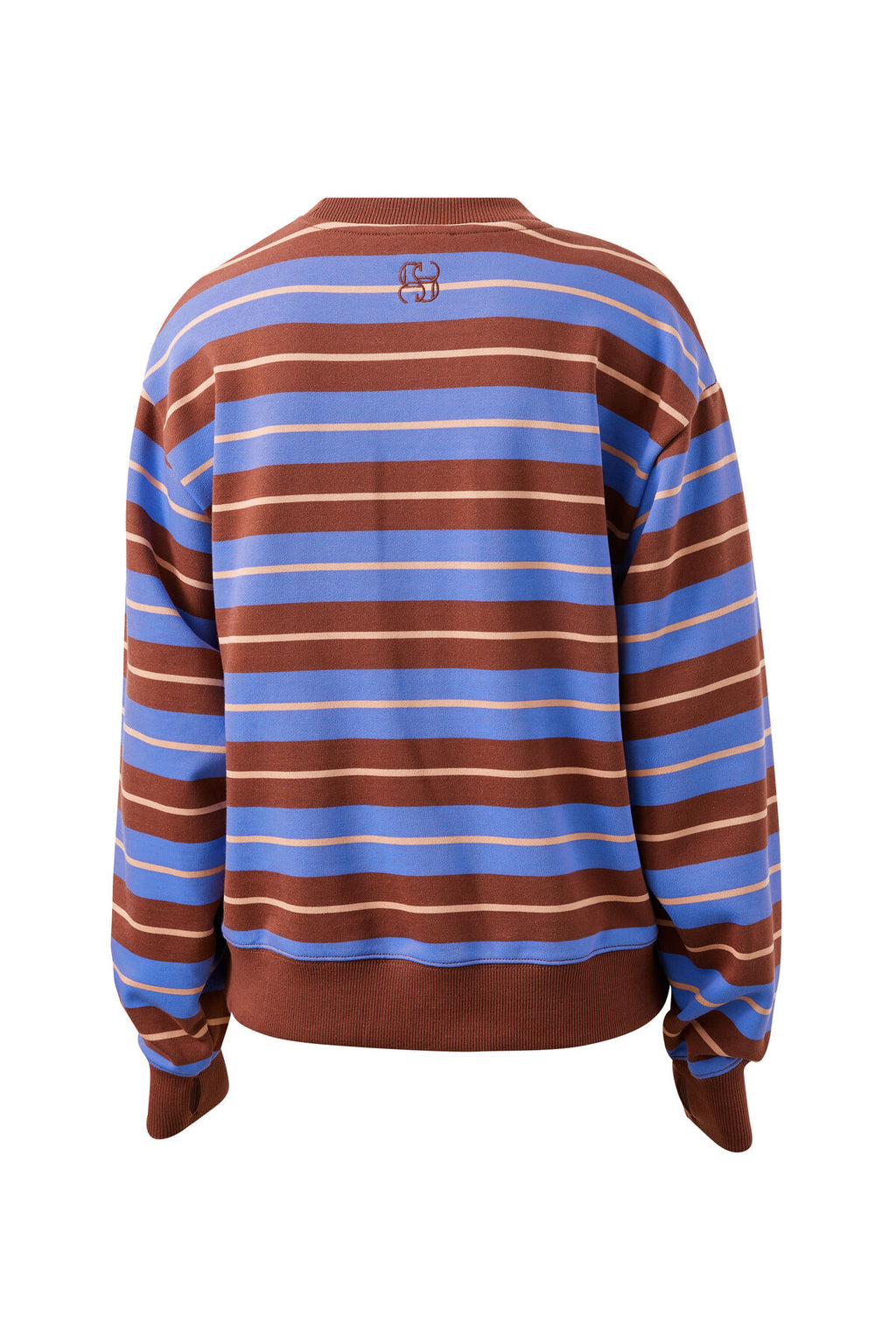 CERES LIFE ROMY CREW - VINTAGE BLUE, PINK CLAY, BURNT TOFFEE STRIPE