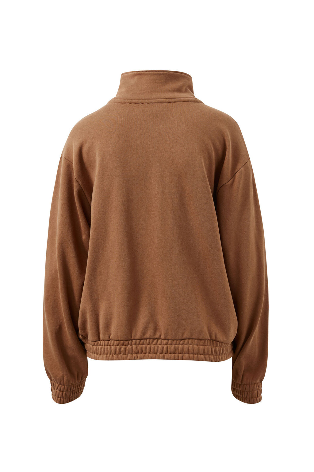 CERES LIFE FREYA ZIP THRU SWEAT - TOFFEE