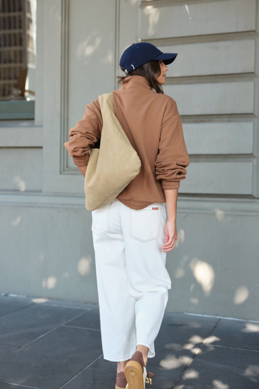 CERES LIFE FREYA ZIP THRU SWEAT - TOFFEE