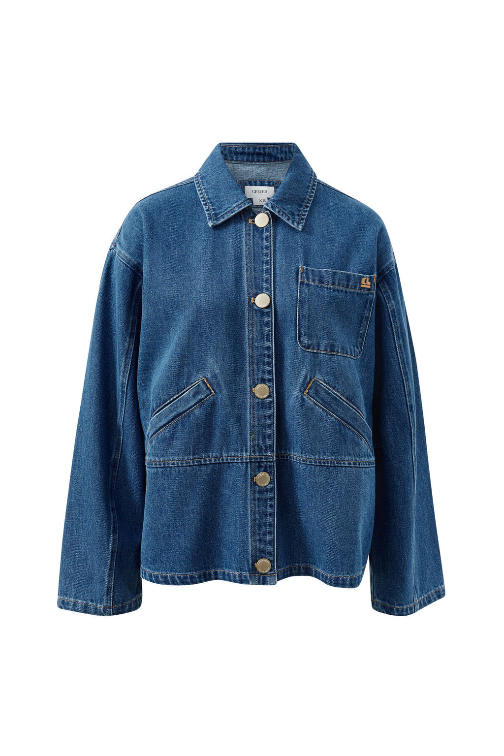 CERES LIFE ZIGGY SHACKET - FRESH INDIGO