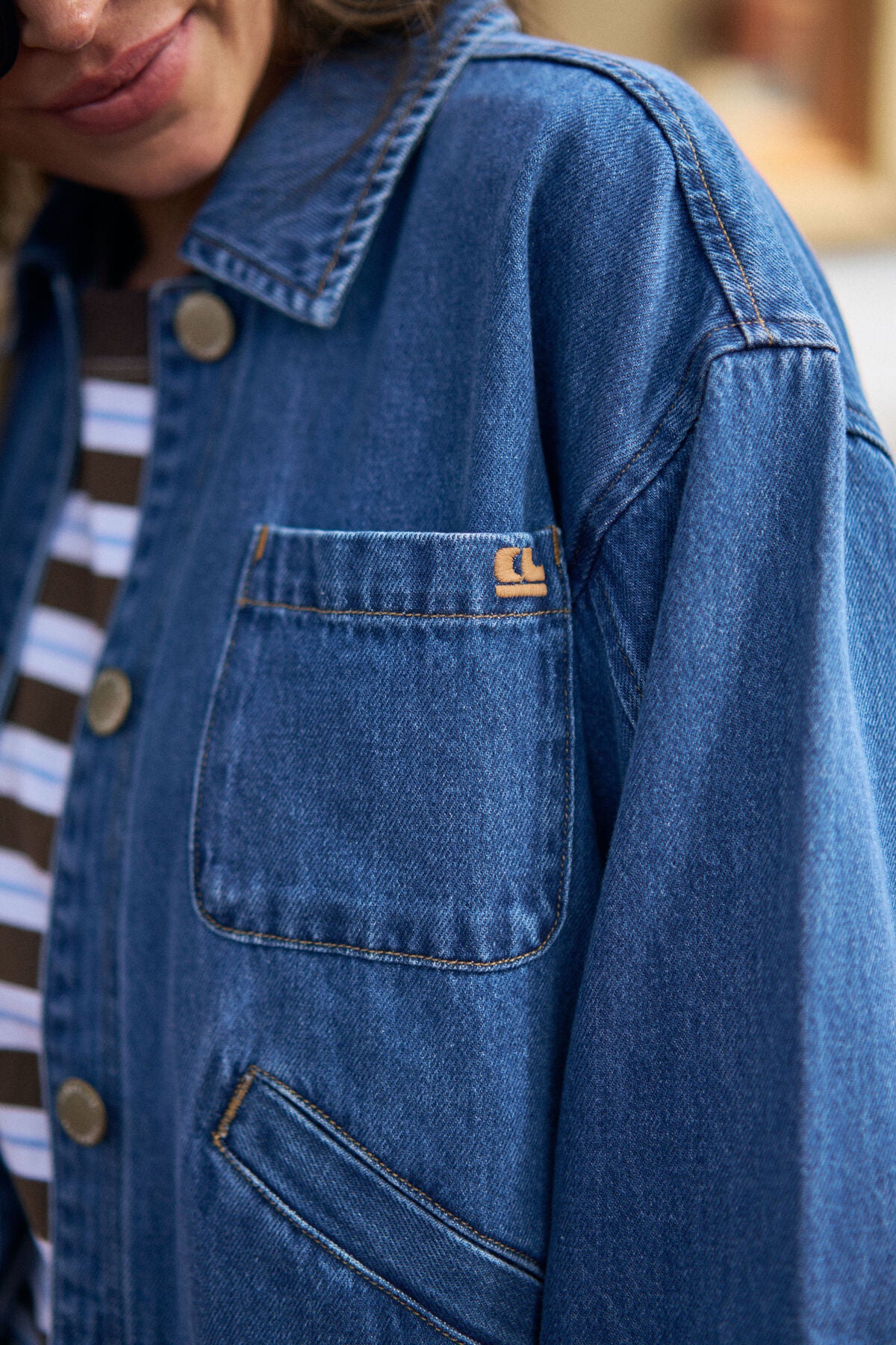 CERES LIFE ZIGGY SHACKET - FRESH INDIGO