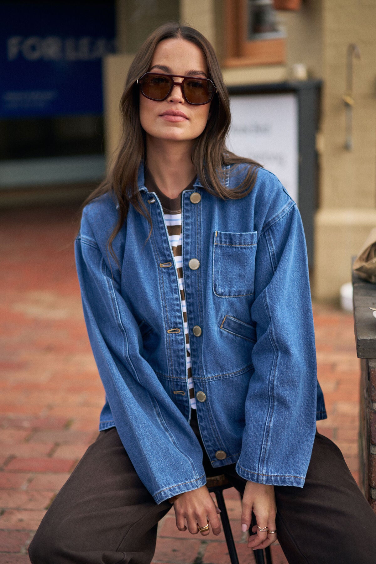 CERES LIFE ZIGGY SHACKET - FRESH INDIGO