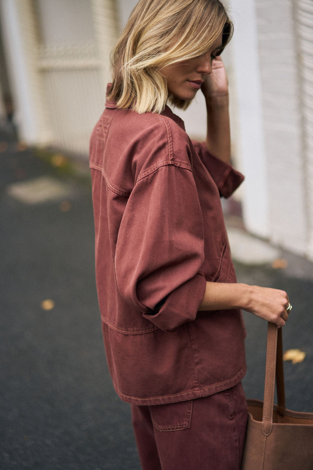 CERES LIFE ZIGGY SHACKET - BURNT TOFFEE