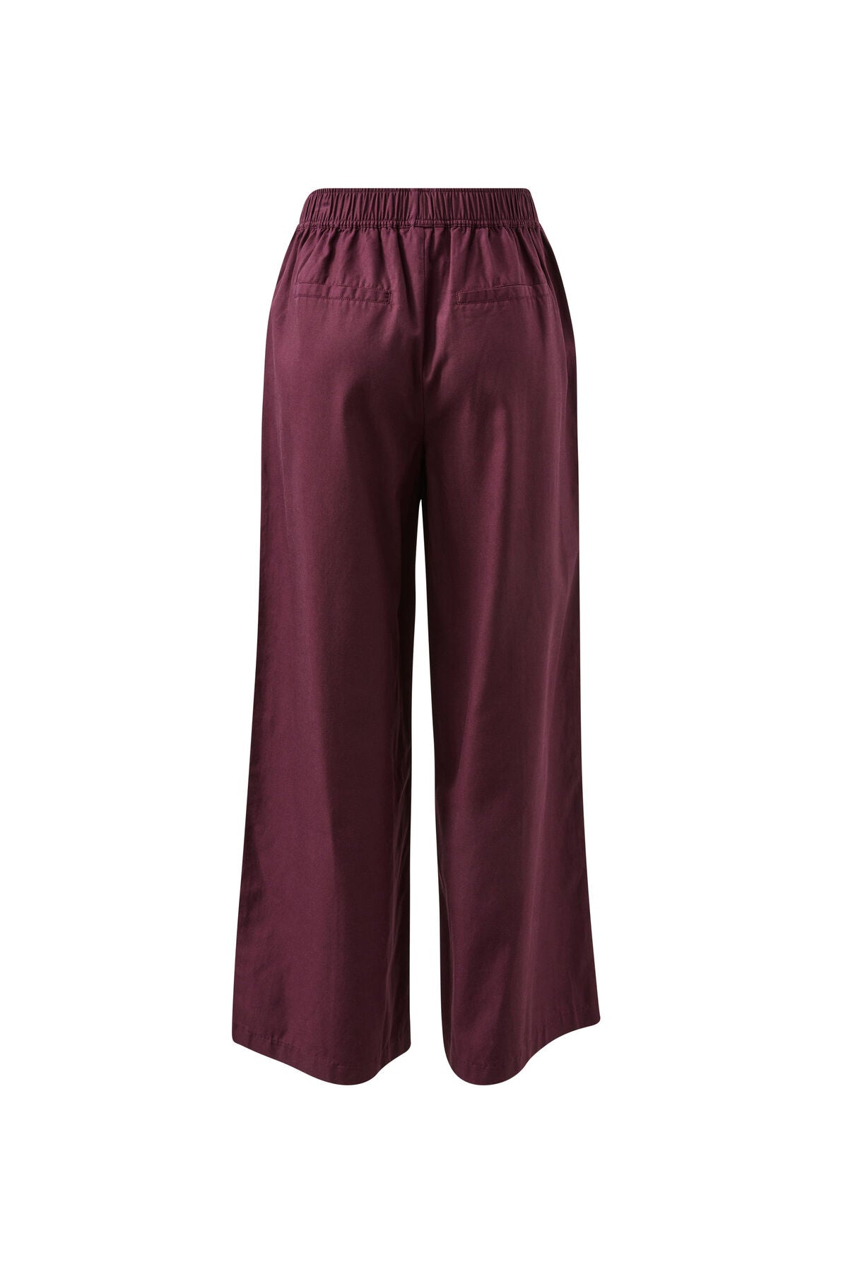 CERES LIFE IZZIE PINSTITCH PANT - BURGUNDY