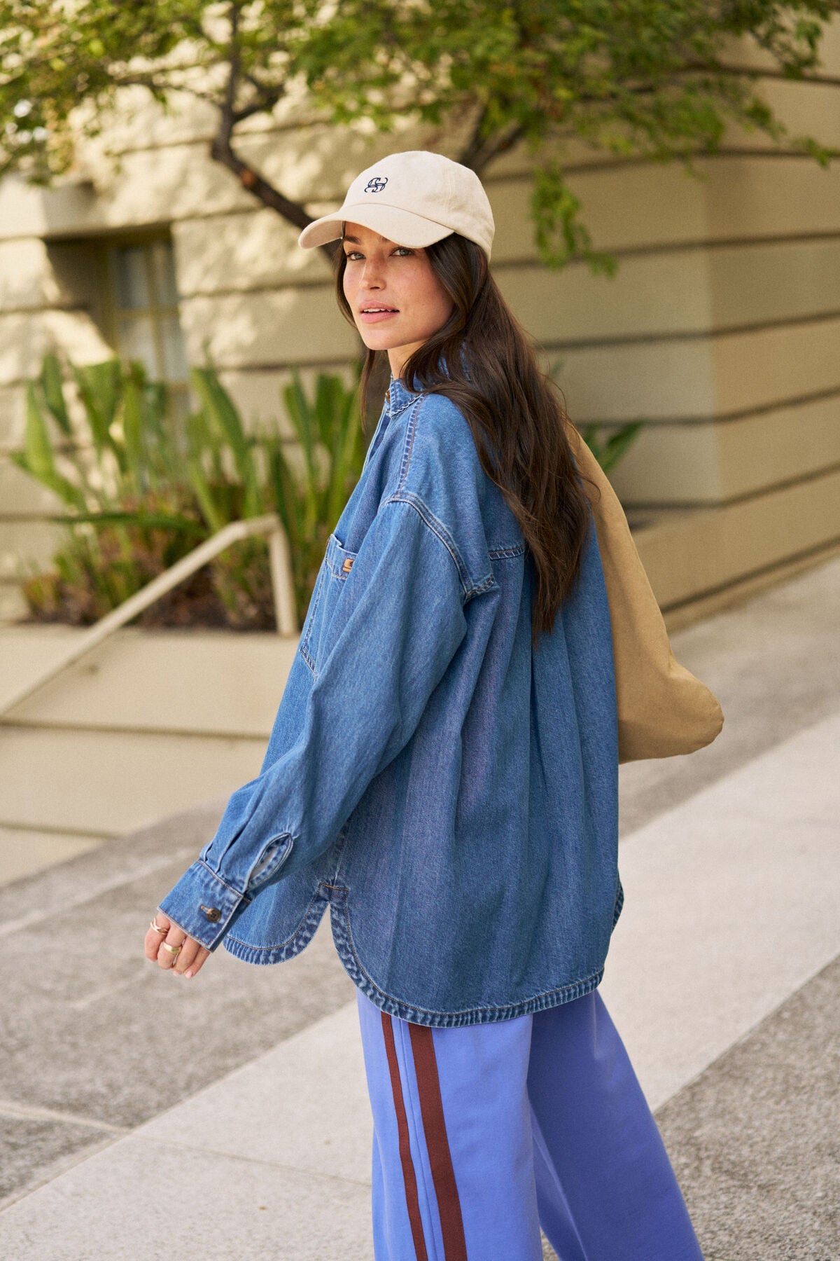 CERES LIFE GWYNNE SHIRT - FRESH INDIGO