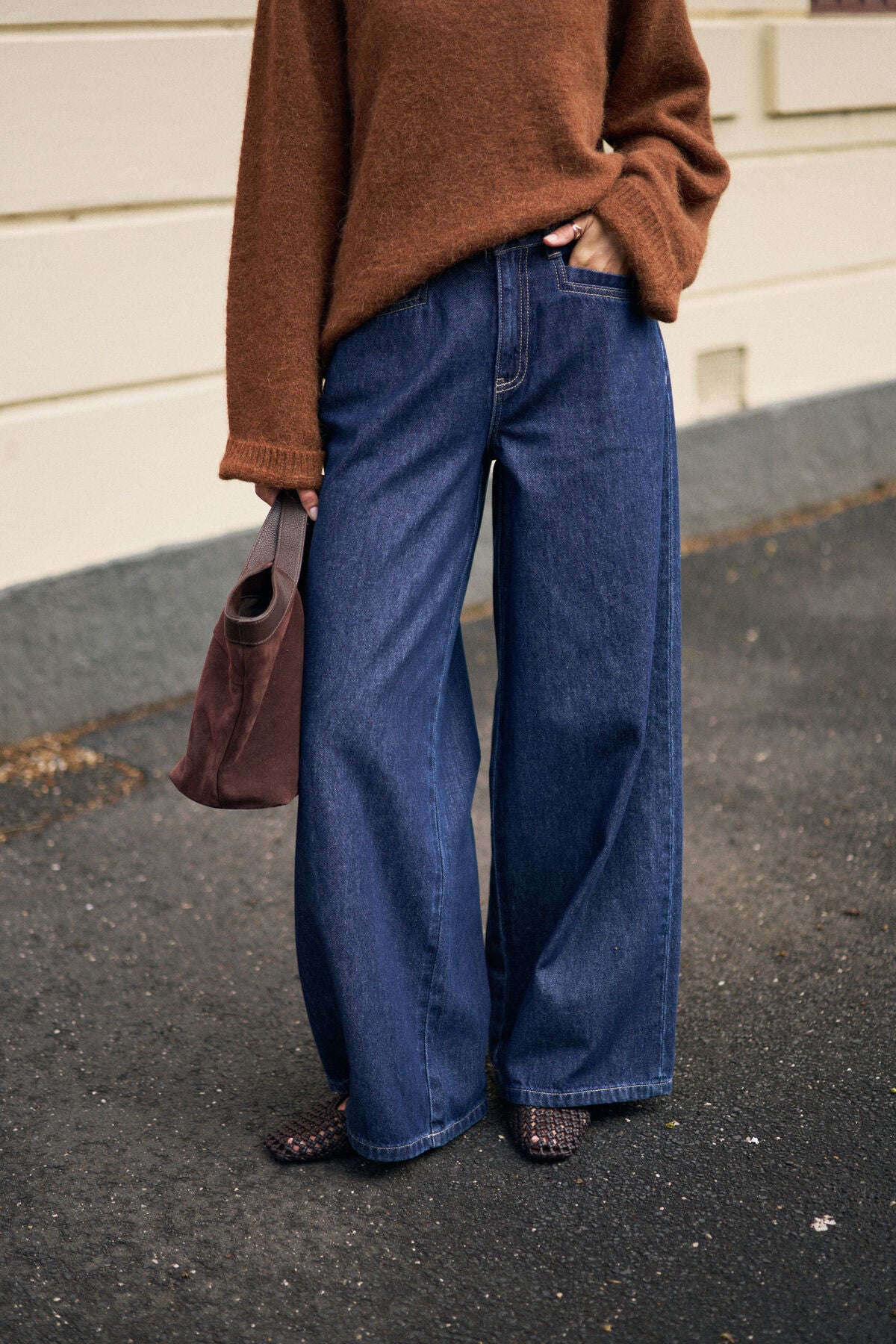 CERES LIFE REESE WIDE JEAN - MIDNIGHT
