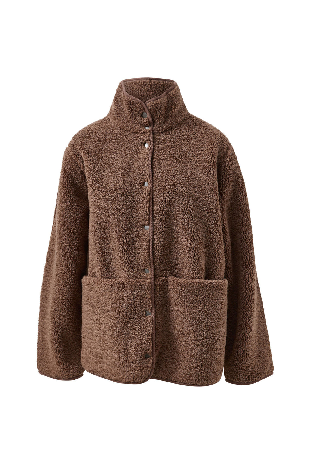 CERES LIFE TEDDY JACKET - CHOCOLATE