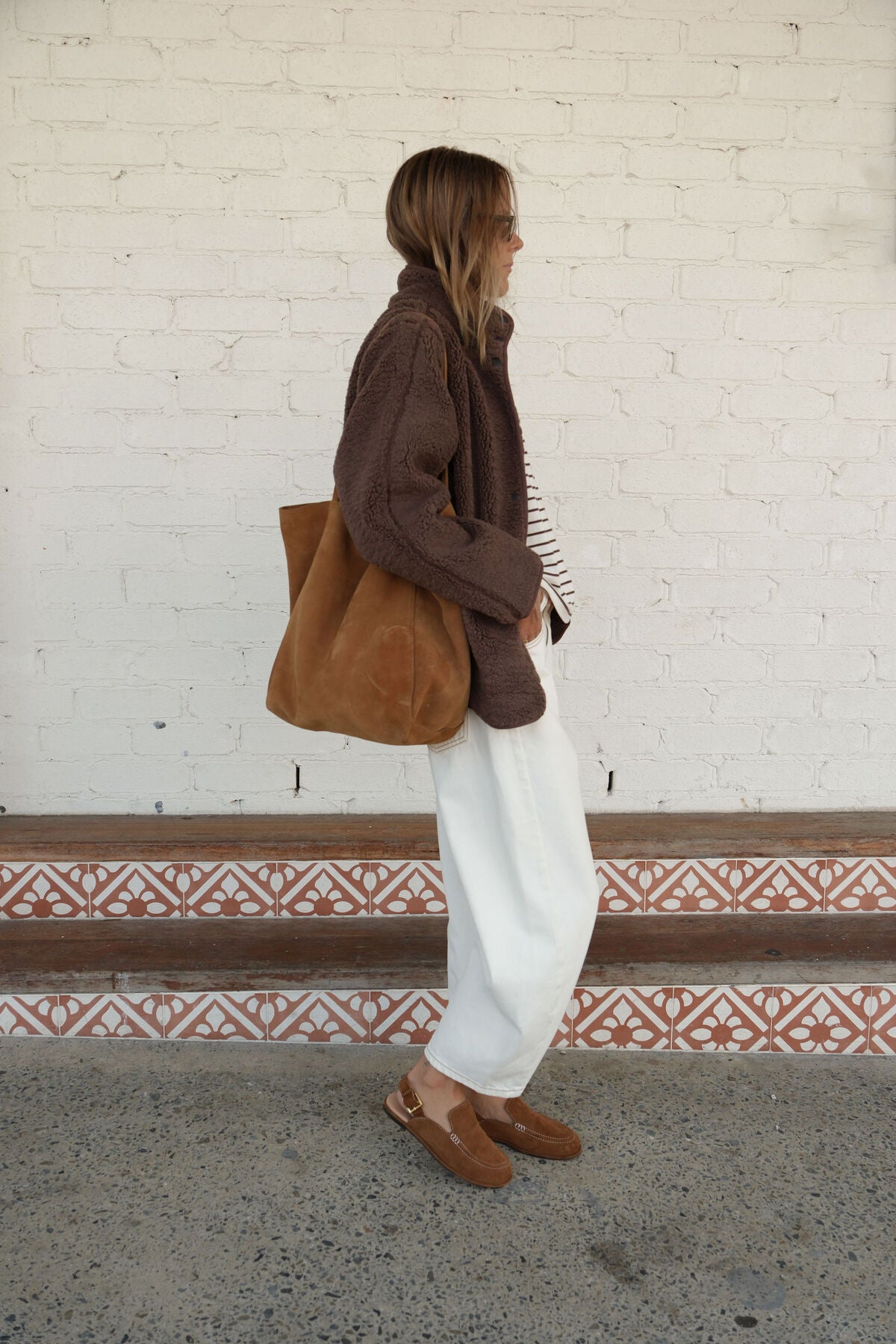 CERES LIFE TEDDY JACKET - CHOCOLATE