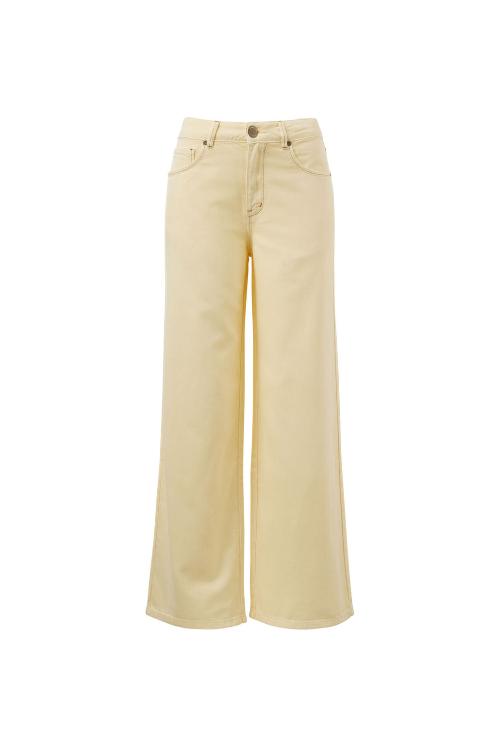 CERES LIFE WILLOW SOFT WIDE LEG JEAN - BUTTER