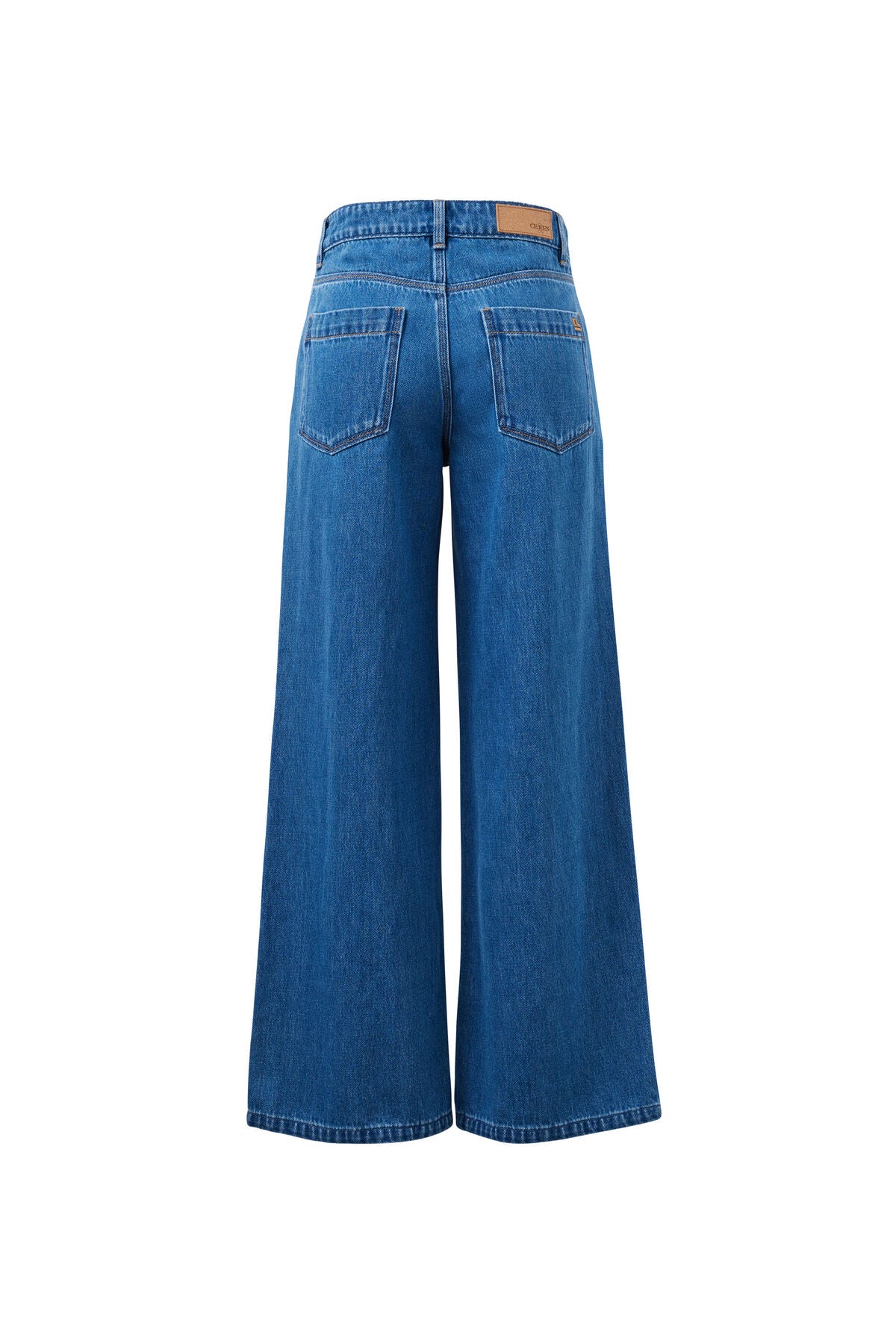 CERES LIFE WILLOW SOFT WIDE LEG JEAN - FRESH INDIGO