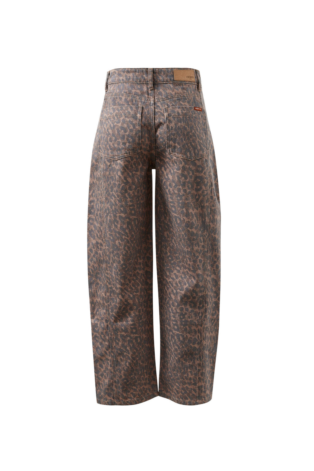 CERES LIFE HARPER BARREL JEAN - LEOPARD