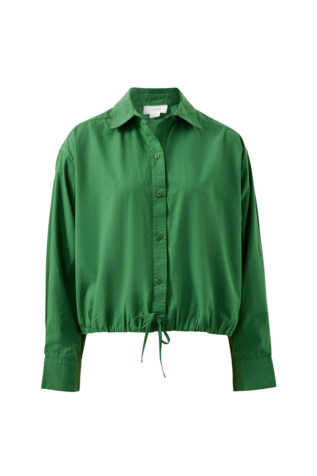 CERES LIFE CLOVER TIE SHIRT - BASIL