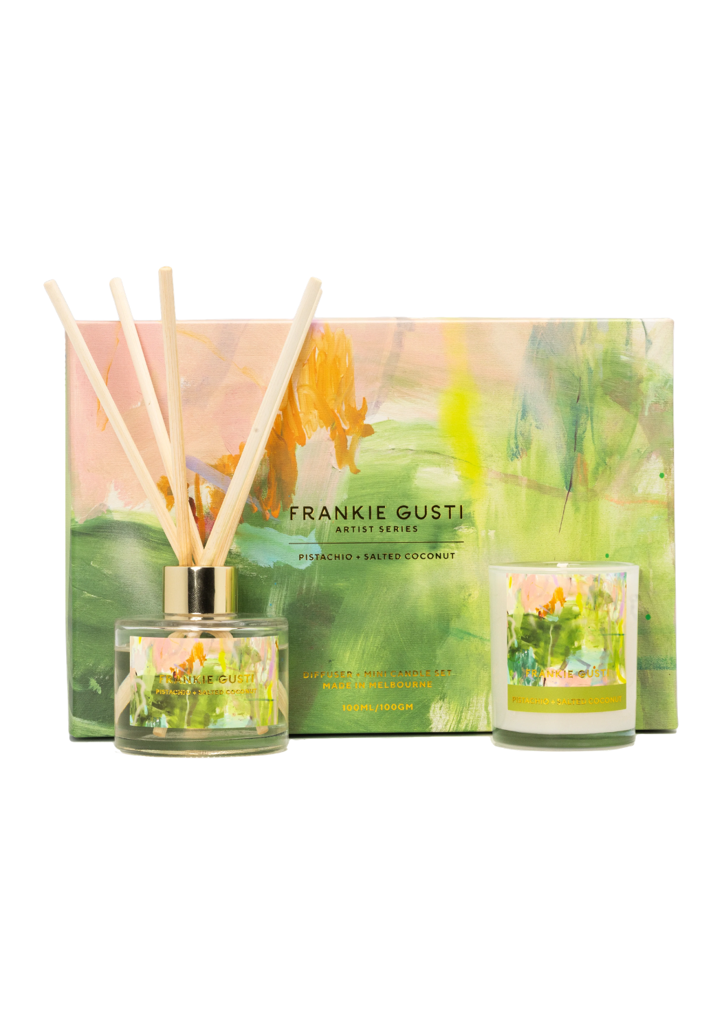 FRANKIE GUSTI ARTIST SERIES DUO - PISTACHIO + SALTED COCONUT