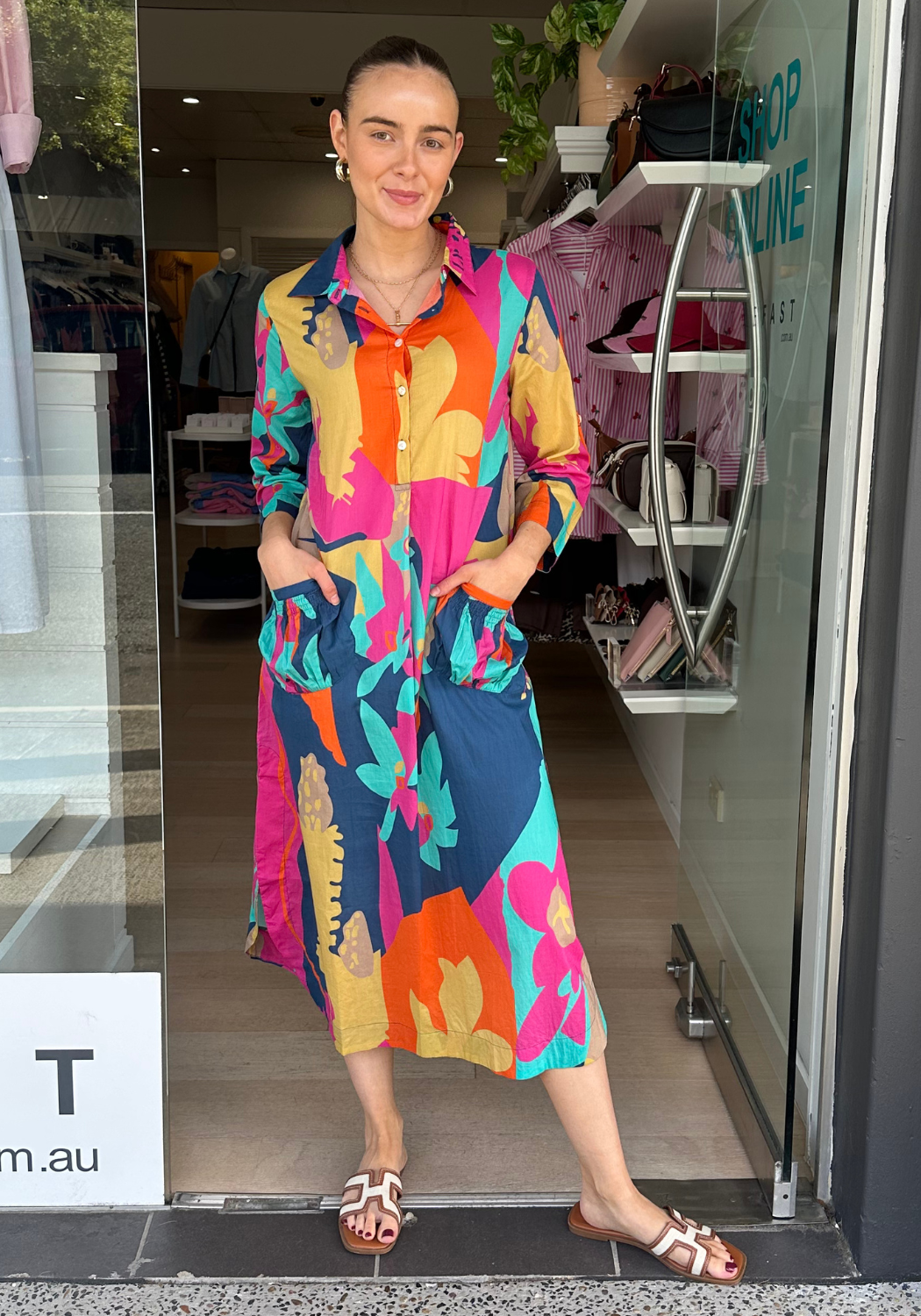 RUBYYAYA LOTUS BLOOM MIDI DRESS - MULTICOLOUR