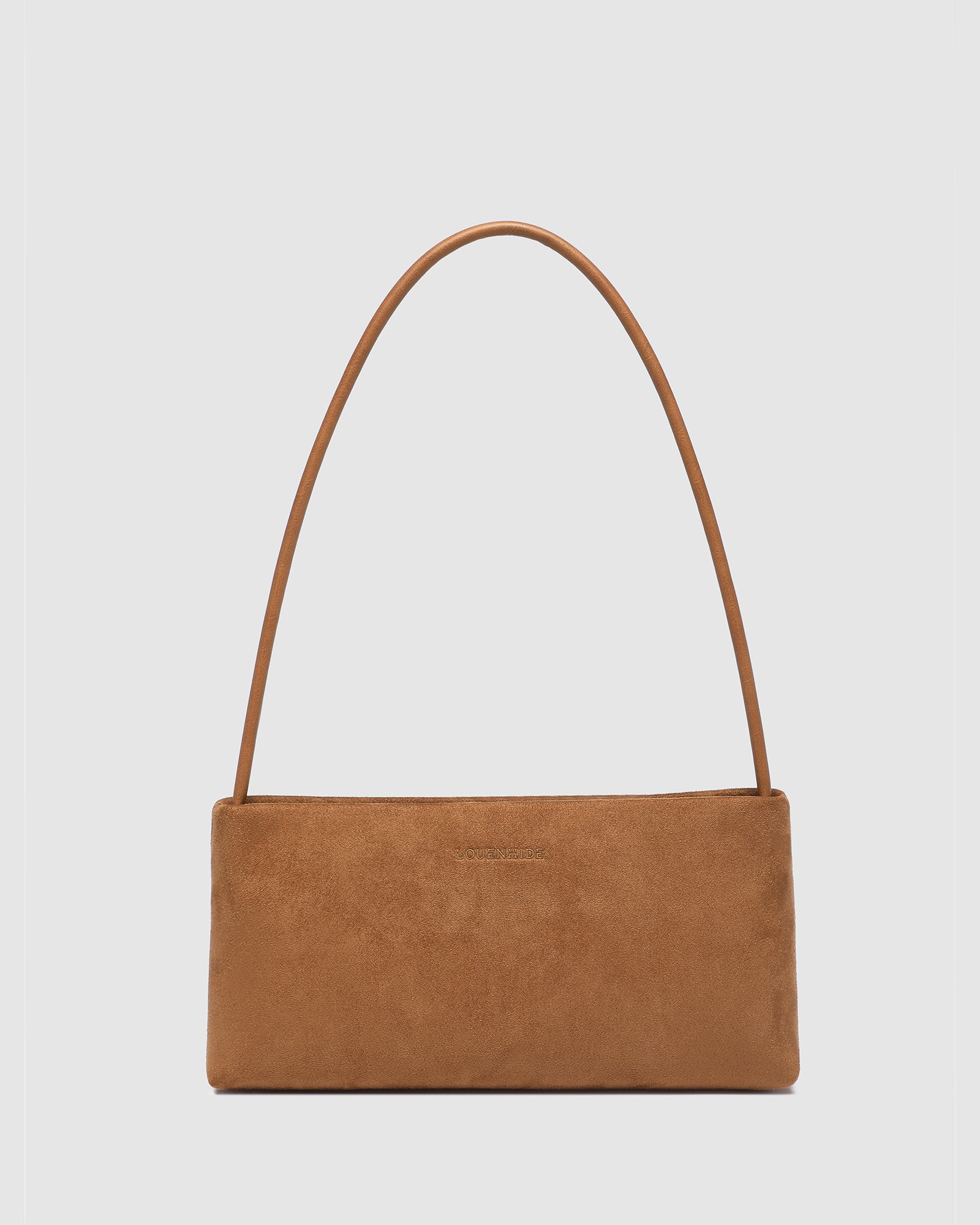 LOUENHIDE LARA HANDBAG - SUEDETTE TAN