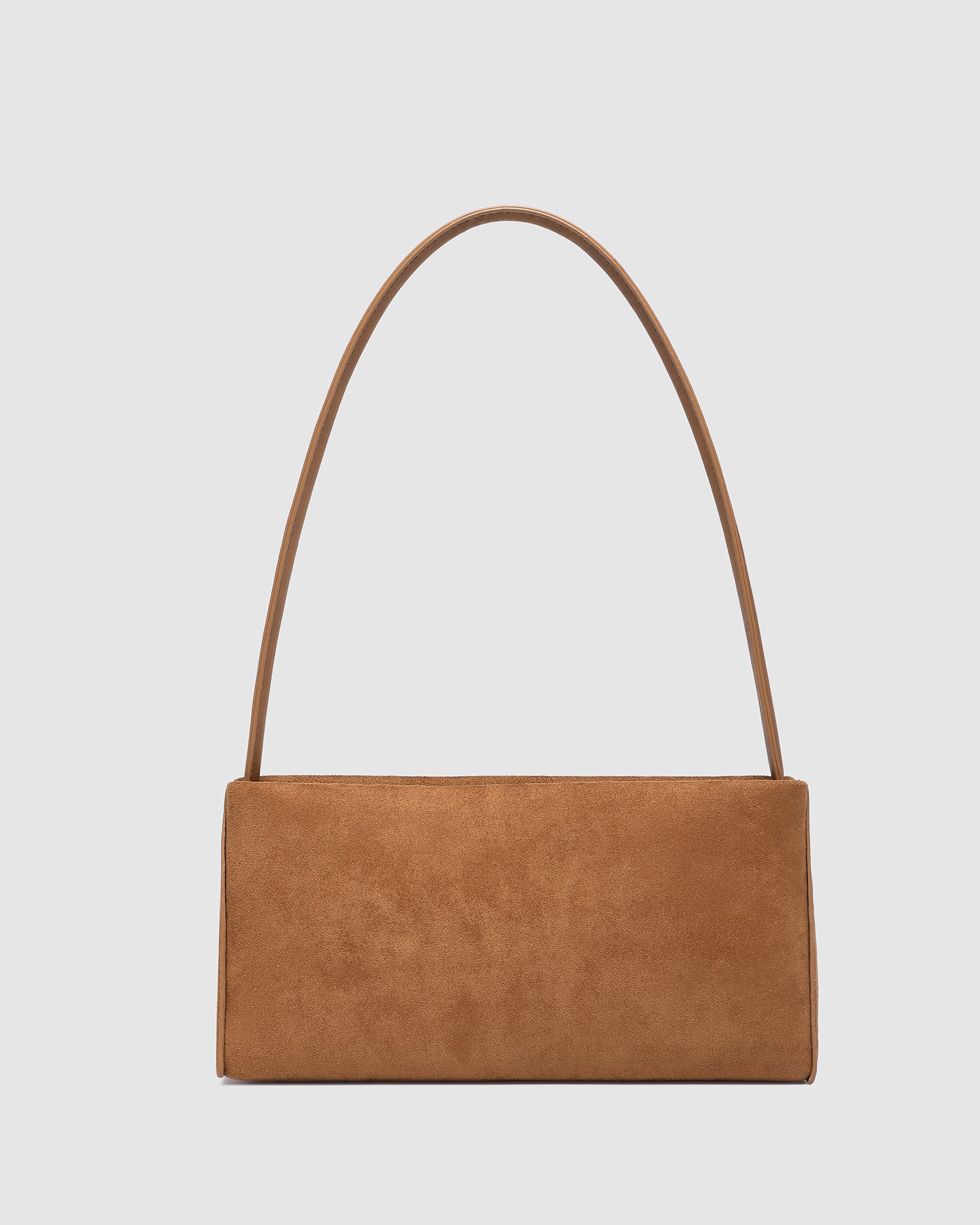 LOUENHIDE LARA HANDBAG - SUEDETTE TAN