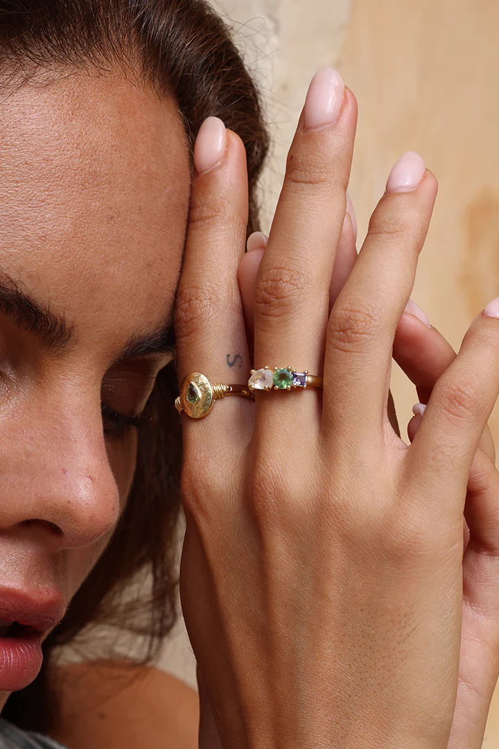 TONI MAY DIXIE RING - GOLD