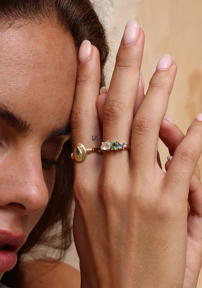 TONI MAY DIXIE RING - GOLD