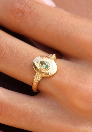 TONI MAY ESME APATITE RING - GOLD