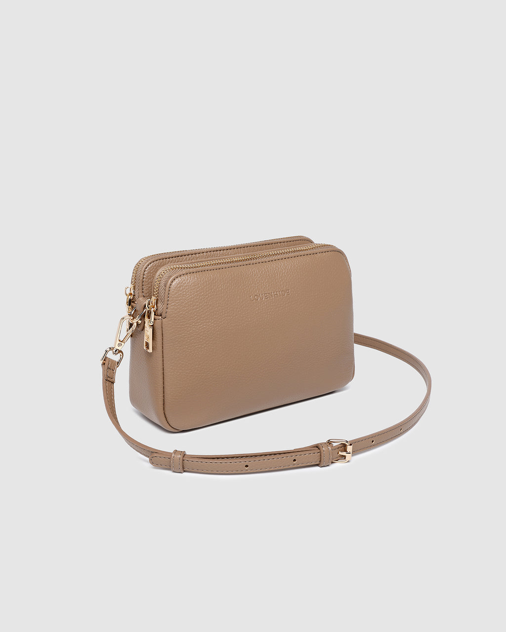 LOUENHIDE ELLE CROSSBODY BAG - COFFEE