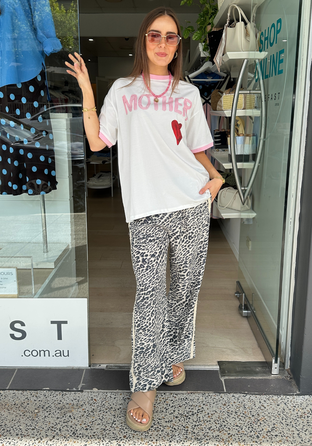 BY FRANKIE MOTHER TEE - WHITE