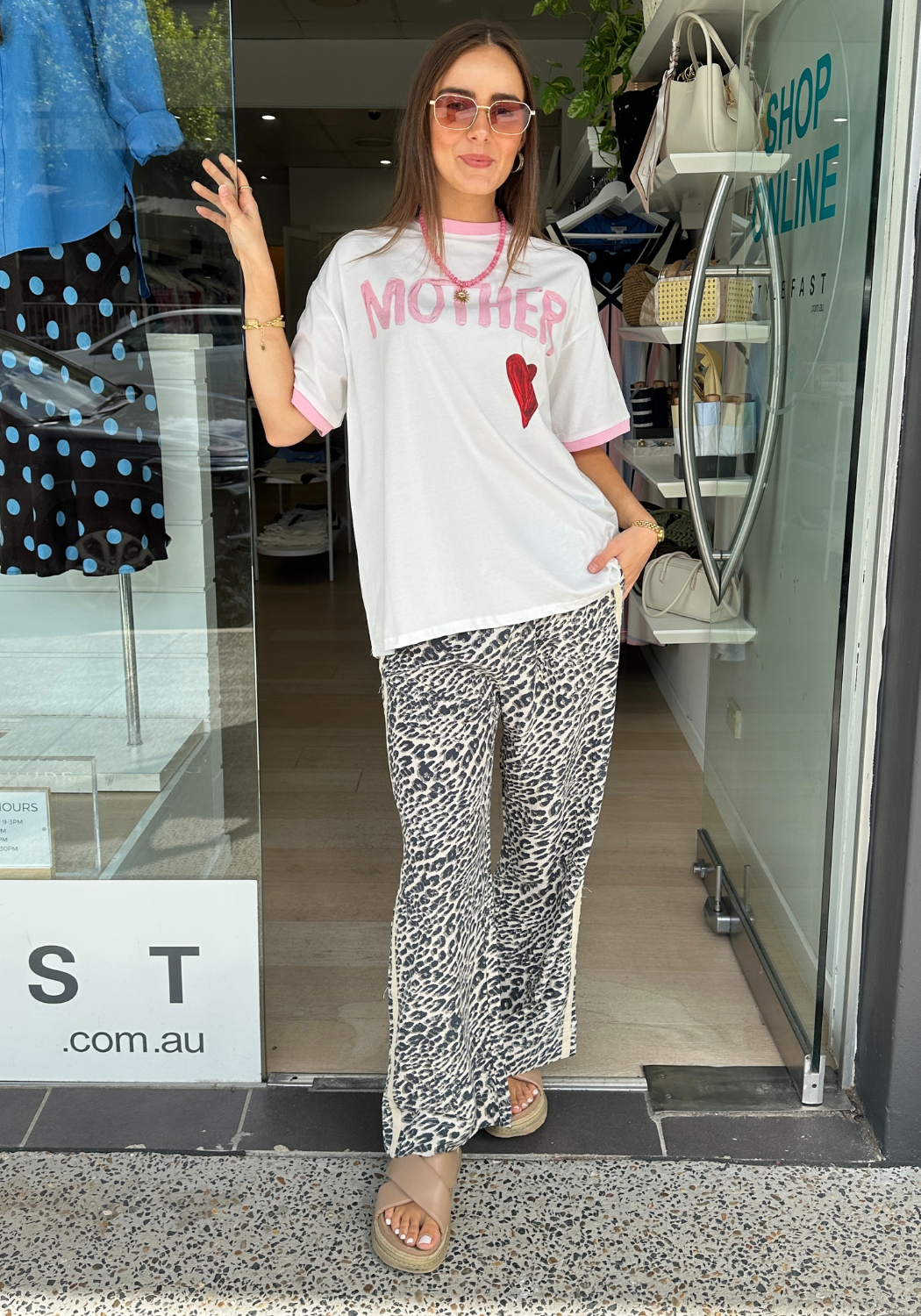 BY FRANKIE MOTHER TEE - WHITE