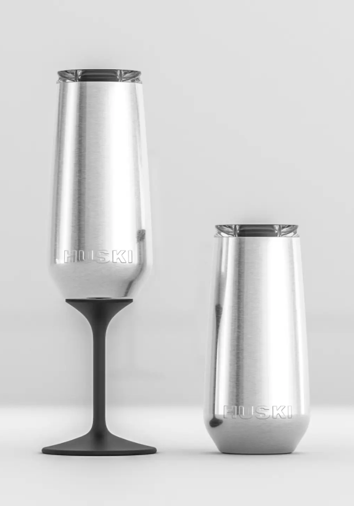HUSKI CHAMPAGNE FLUTE - RASPBERRY