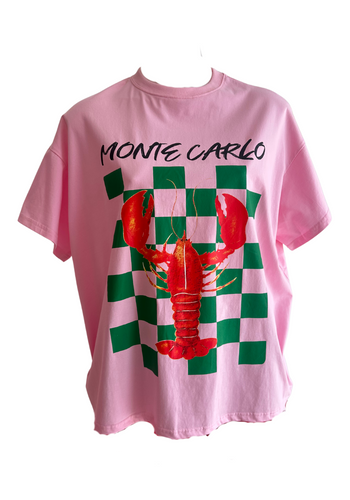 BY FRANKIE OVERSIZED TEE SHIRT SET - MONTE CARLO