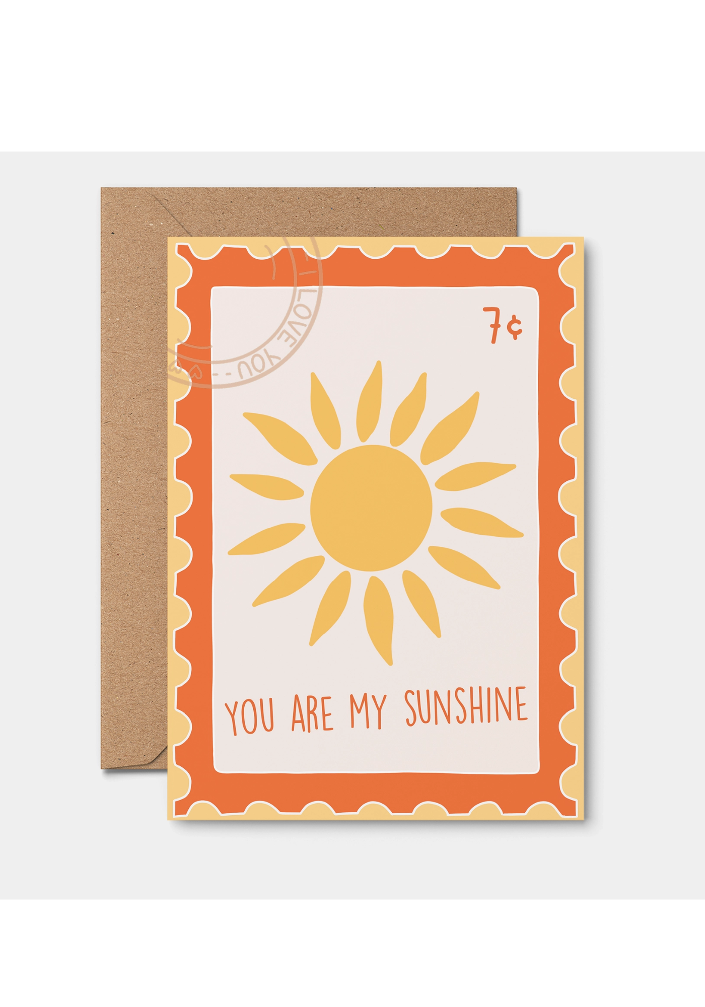 GREETING CARD - YOU ARE MY SUNSHINE