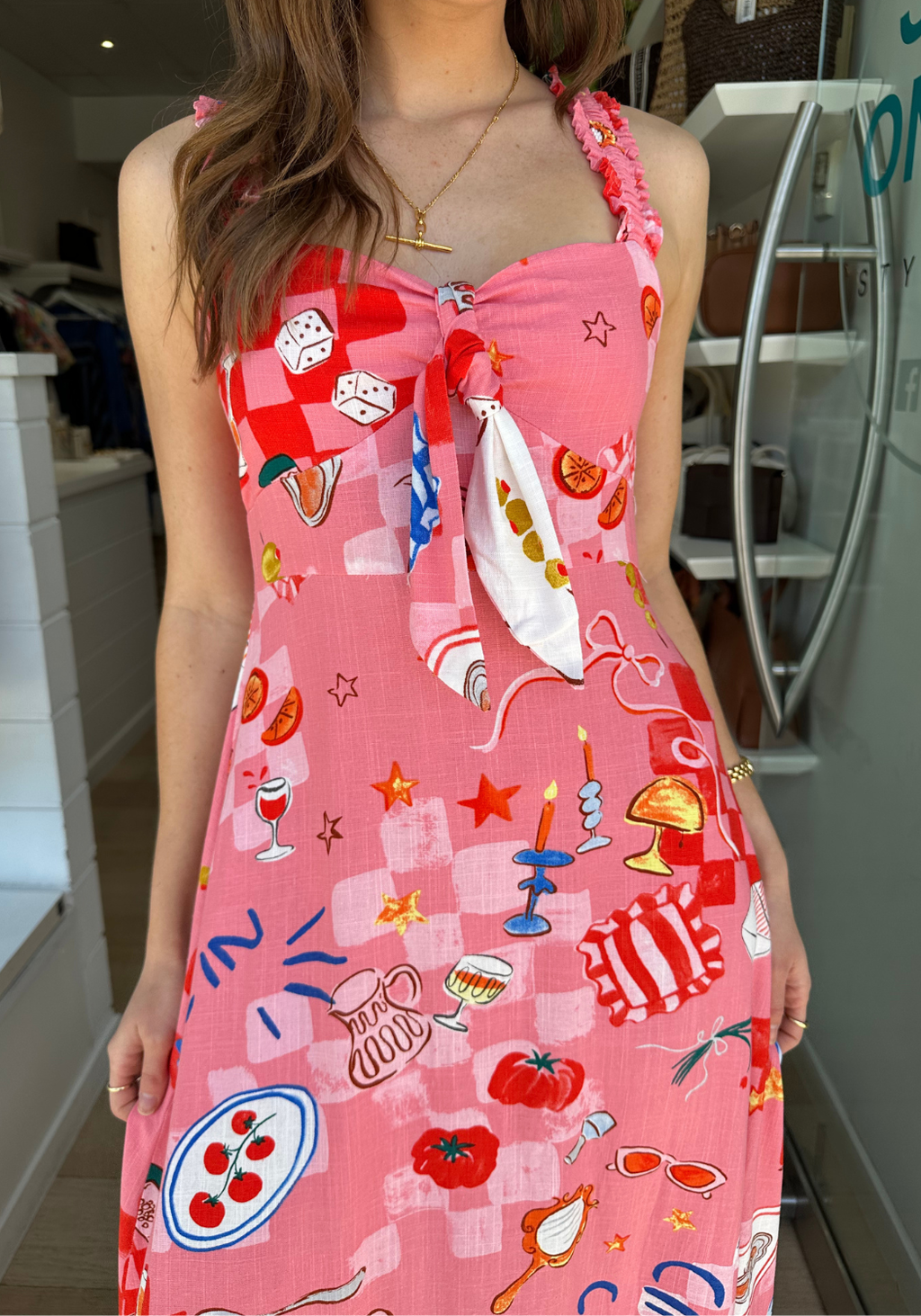 AMORE MIDI DRESS - SUMMER PRINT