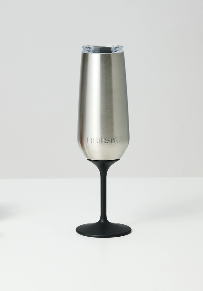 HUSKI CHAMPAGNE FLUTE - RASPBERRY