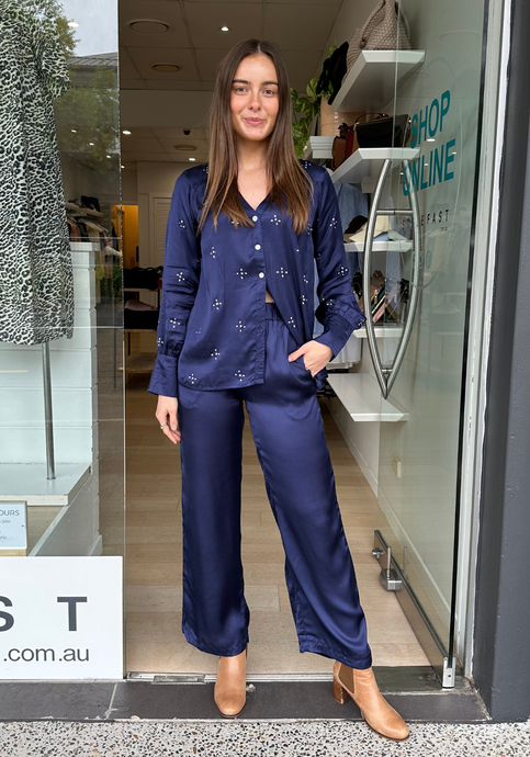 RUBYYAYA MUNCHEN PANT - NAVY