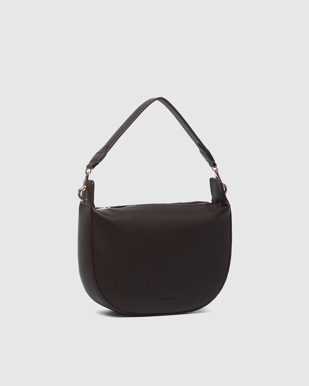 LOUENHIDE GEORGINA SHOULDER BAG - CHOCOLATE