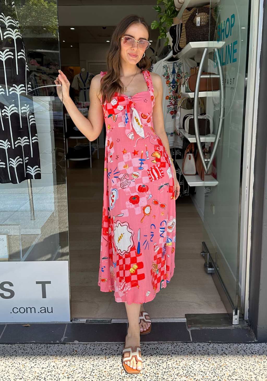 AMORE MIDI DRESS - SUMMER PRINT