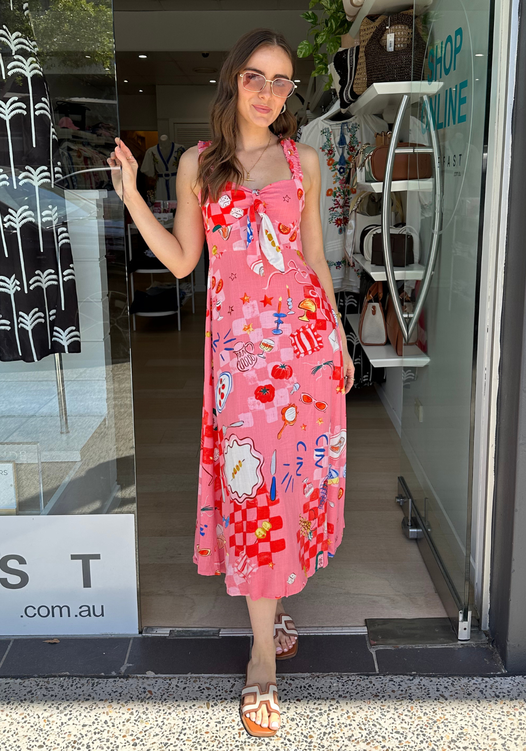 AMORE MIDI DRESS - SUMMER PRINT