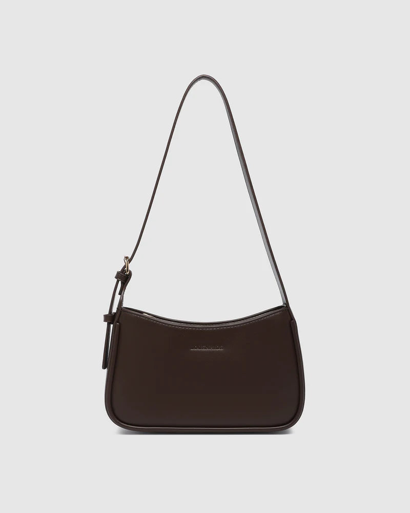 LOUENHIDE IVY SHOULDER BAG - CHOCOLATE