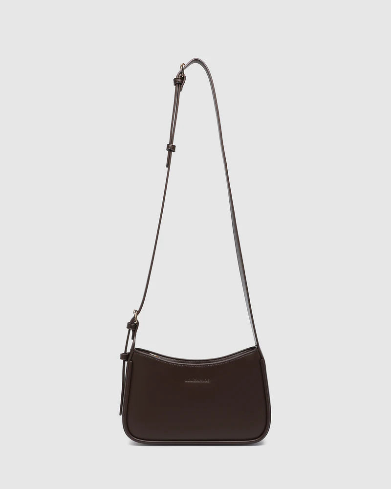 LOUENHIDE IVY SHOULDER BAG - CHOCOLATE
