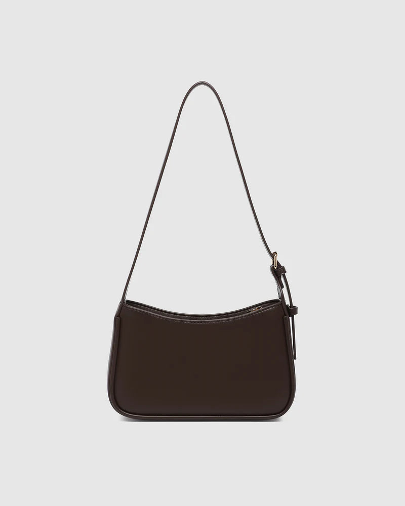 LOUENHIDE IVY SHOULDER BAG - CHOCOLATE