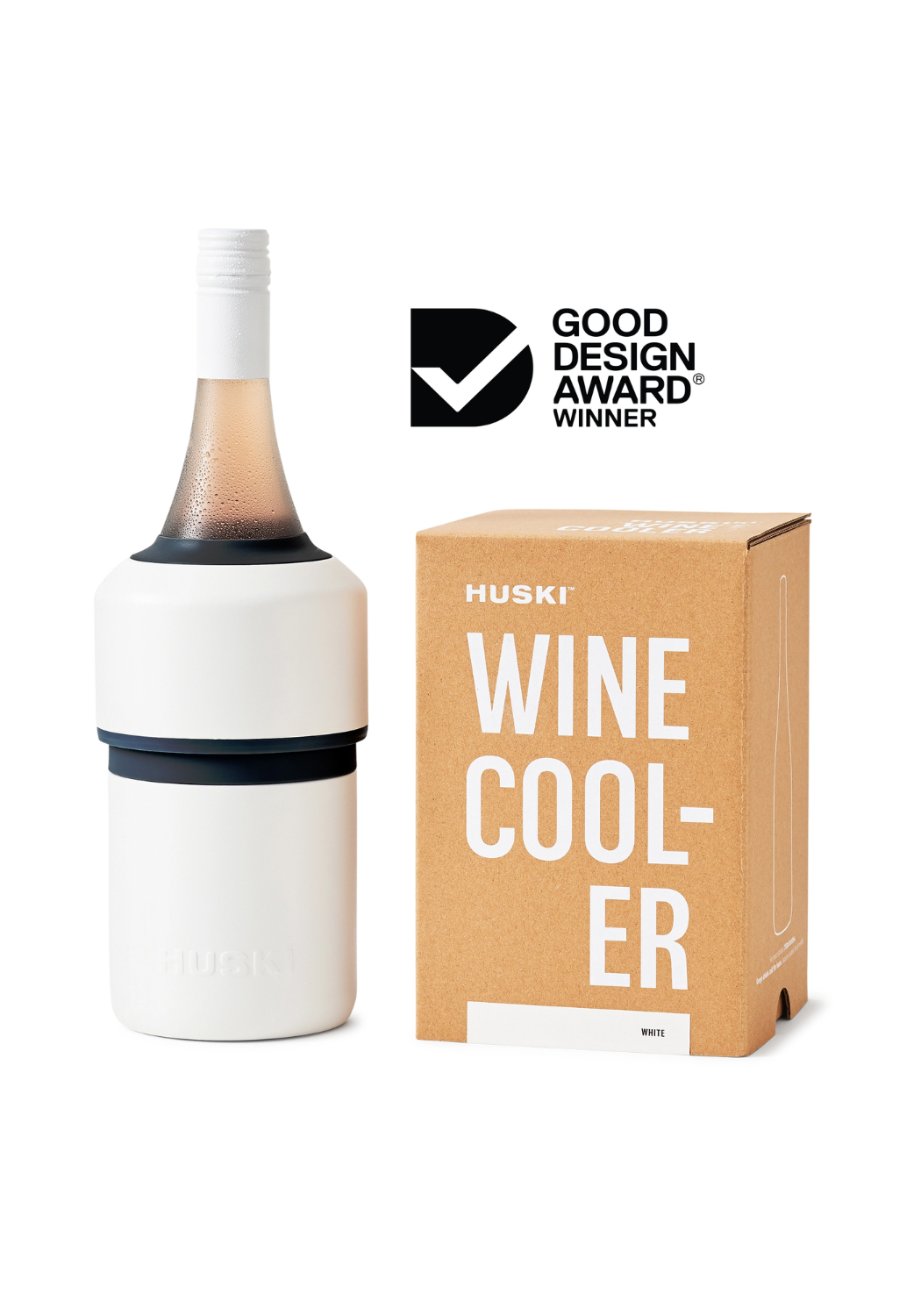 HUSKI WINE COOLER - WHITE