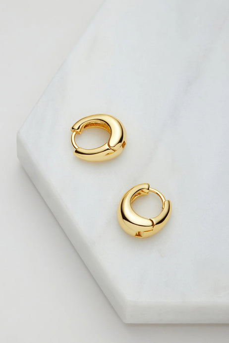 ZAFINO STEPH HOOP MEDIUM - GOLD
