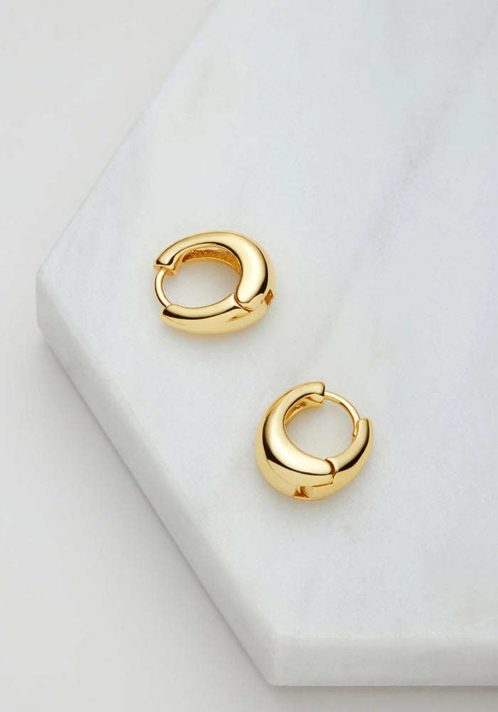 ZAFINO STEPH HOOP MEDIUM - GOLD