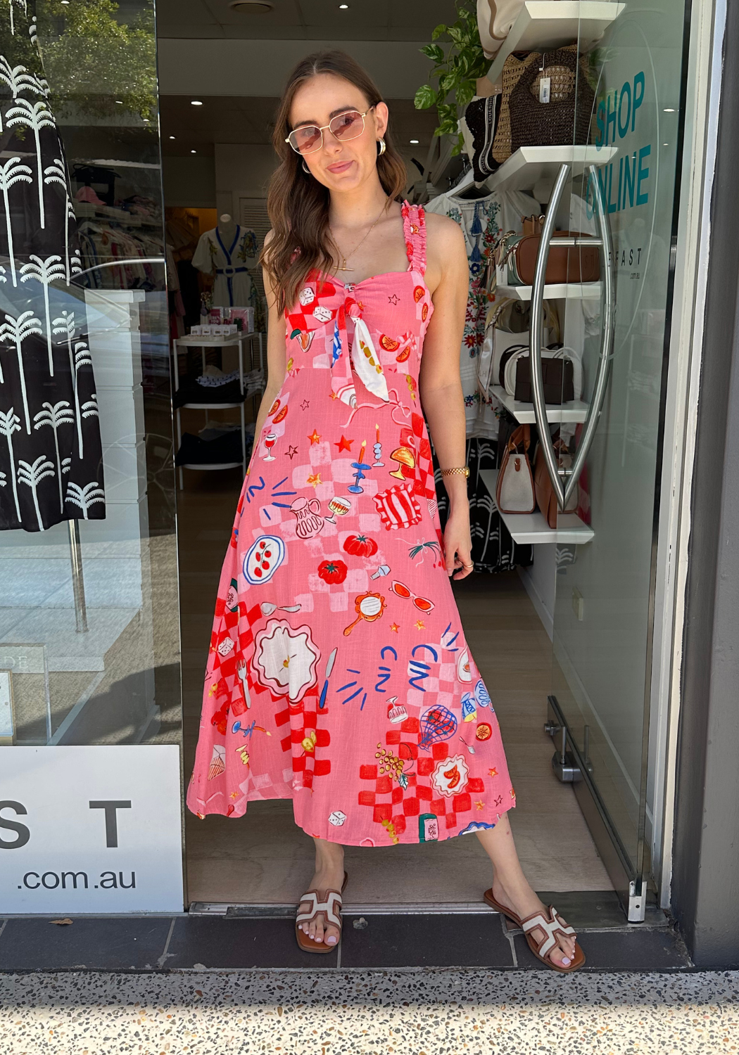 AMORE MIDI DRESS - SUMMER PRINT