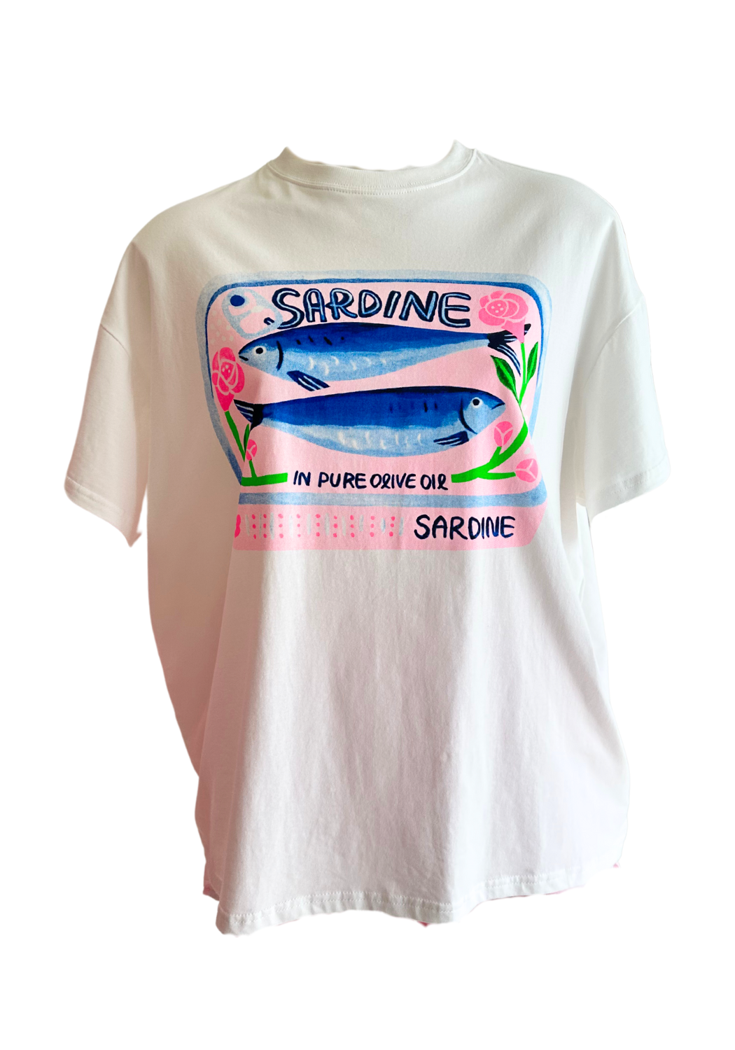 BY FRANKIE OVERSIZED TEE SHIRT SET - SARDINIA PRINT