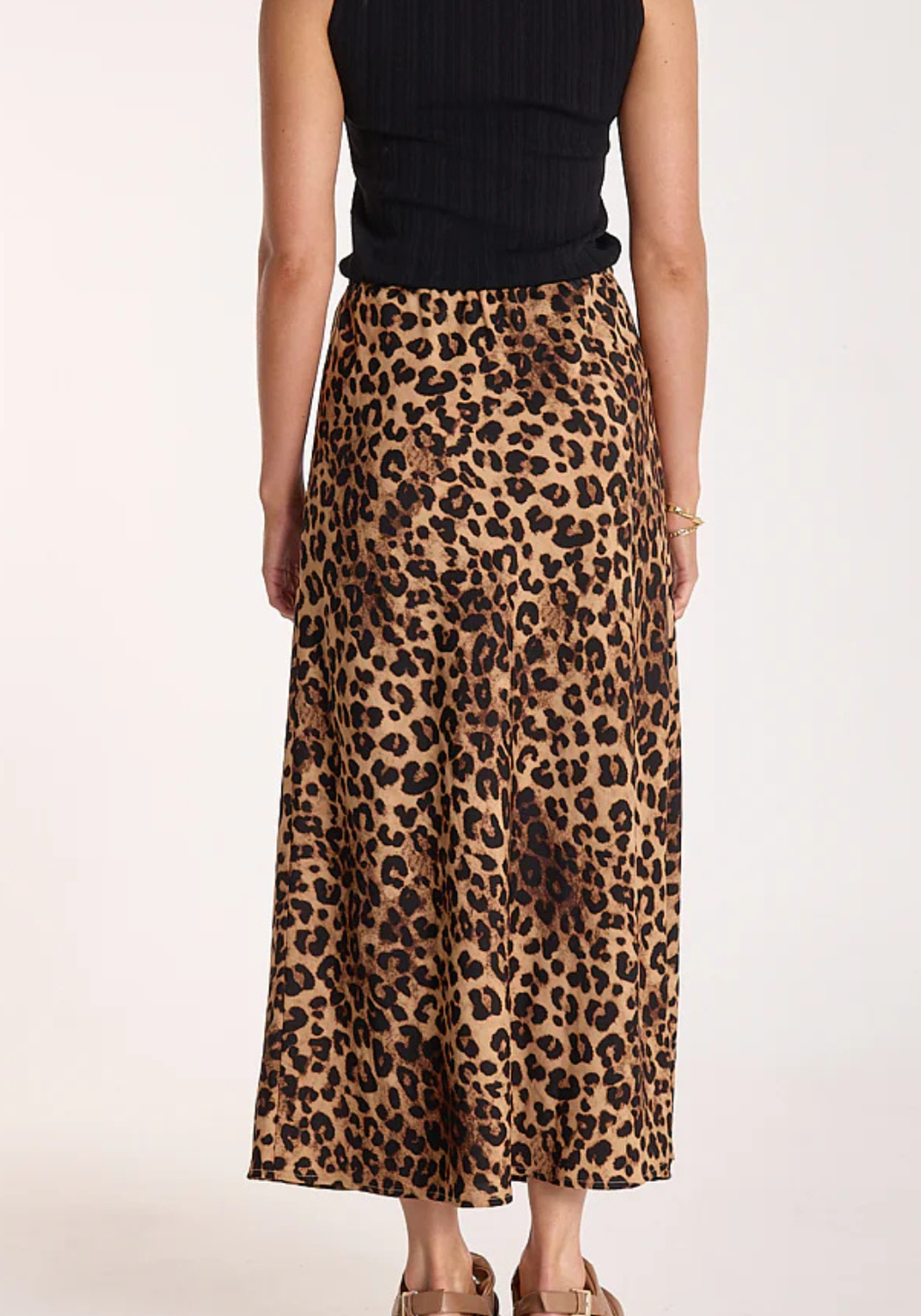 FEATHER + NOISE RILEY SKIRT - LEOPARD