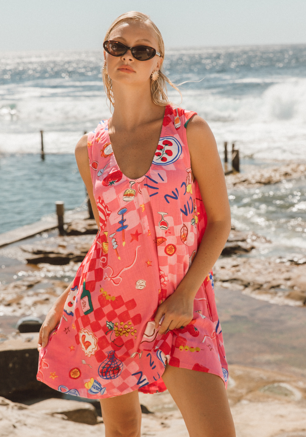 AMORE MINI DRESS - SUMMER PRINT