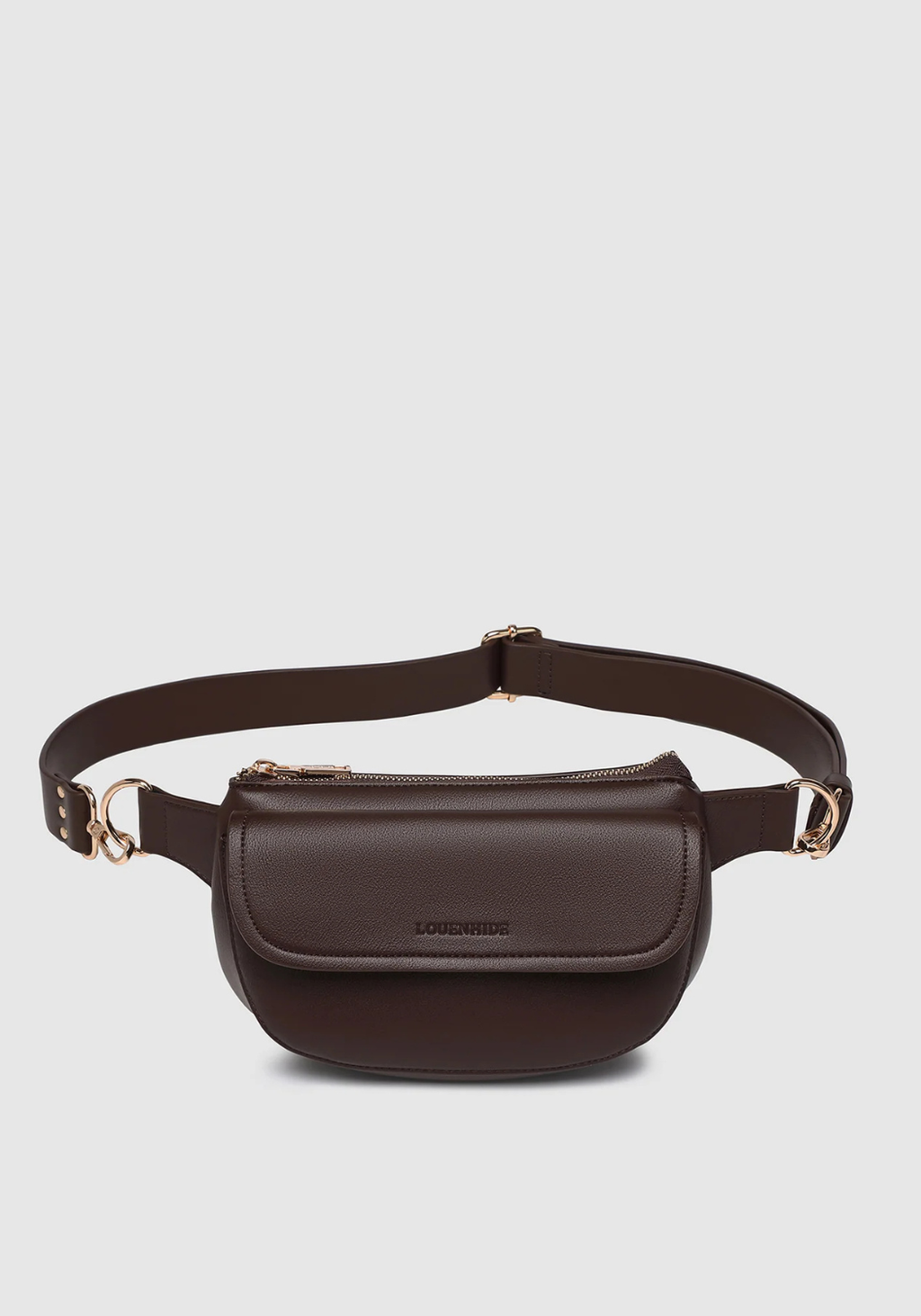 LOUENHIDE LOLA BELT BAG - CHOCOLATE