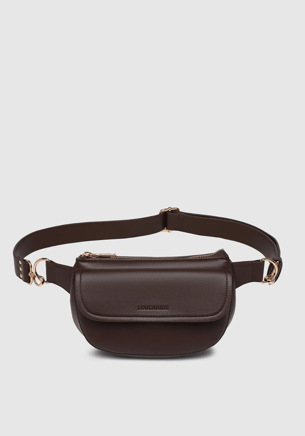 LOUENHIDE LOLA BELT BAG - CHOCOLATE