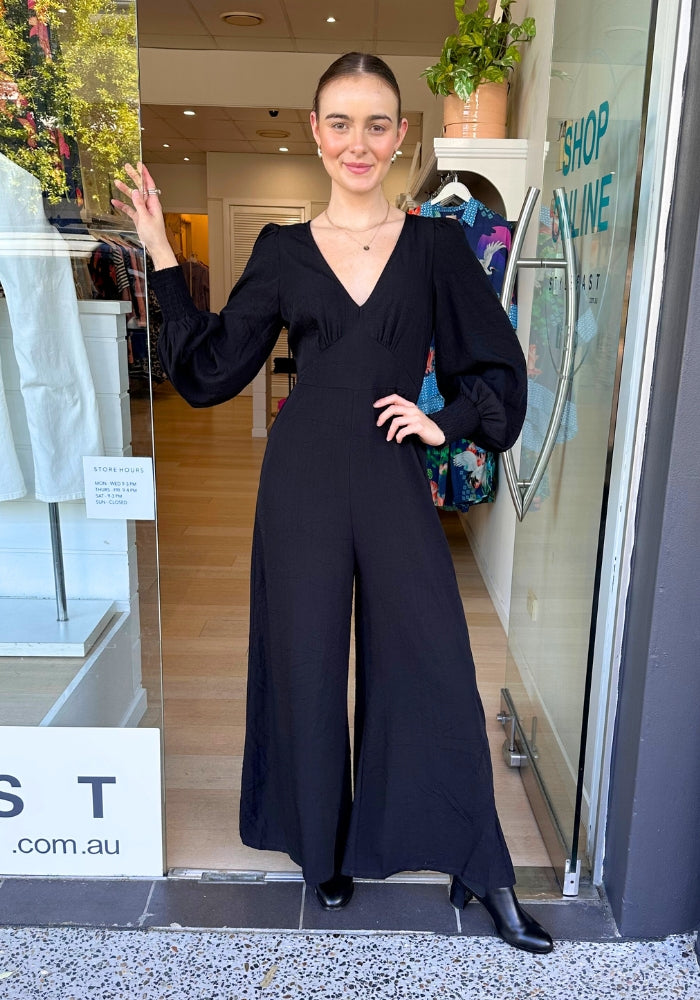 LUNA JUMPSUIT - BLACK