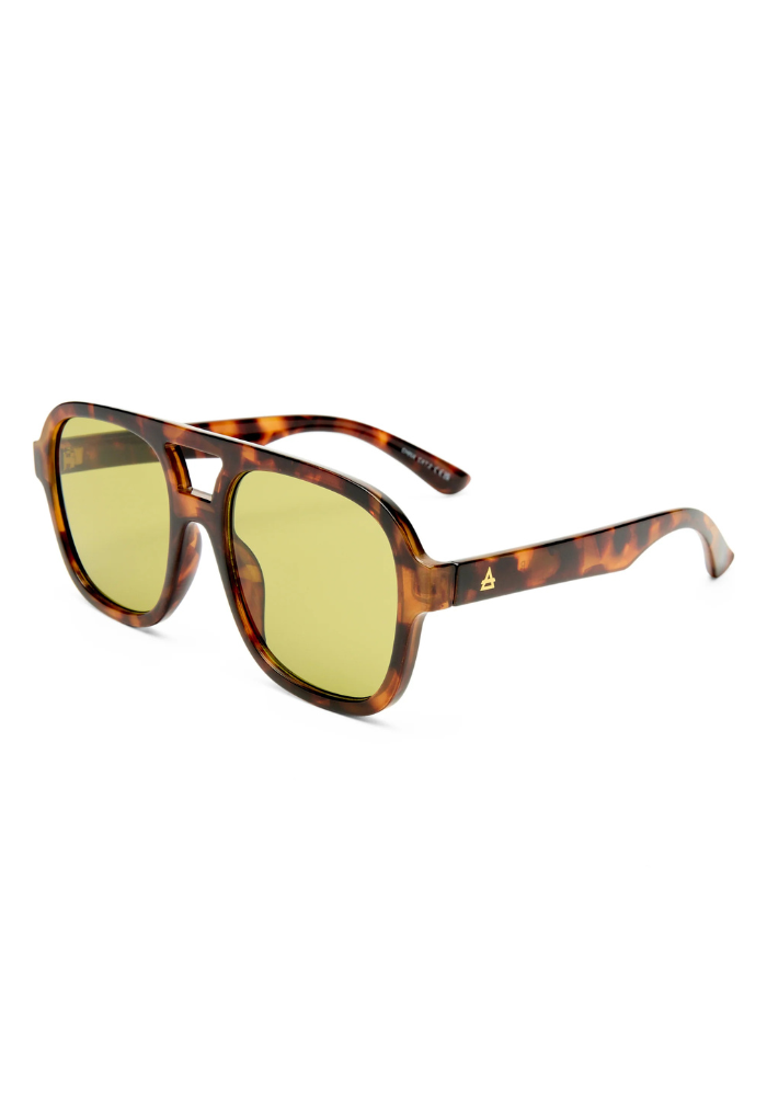AIRE WIRLPOOL SUNGLASSES - DARK TORT KHAKI TINT