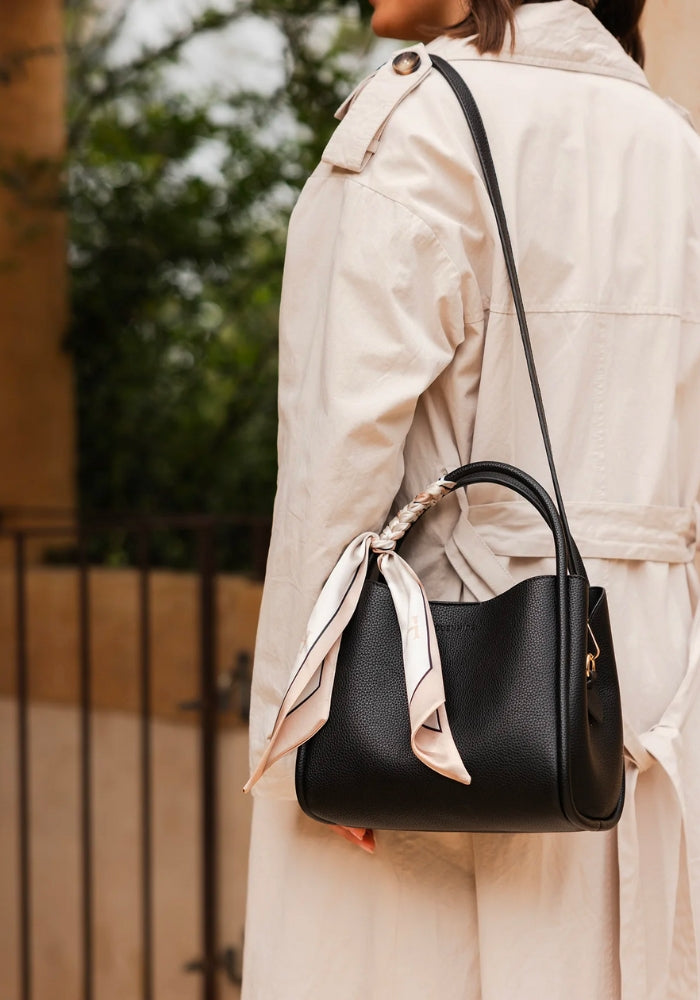 LOUENHIDE STEFFIE MINI TOTE BAG - BLACK